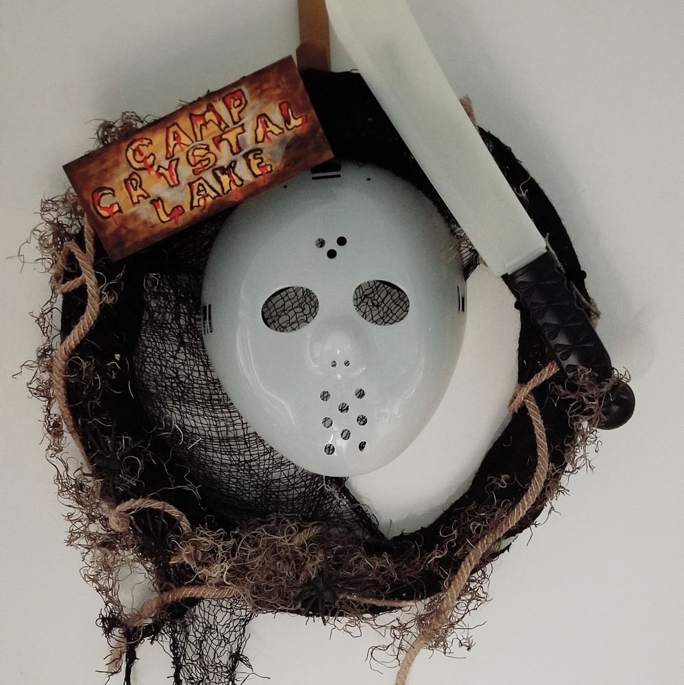 "18" Friday The 13th Themed Wreath